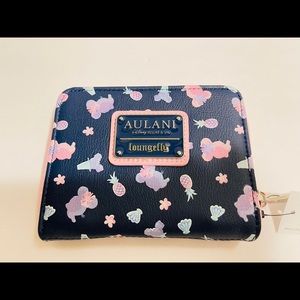 Rare Loungefly Disney Aulani hibiscus wallet